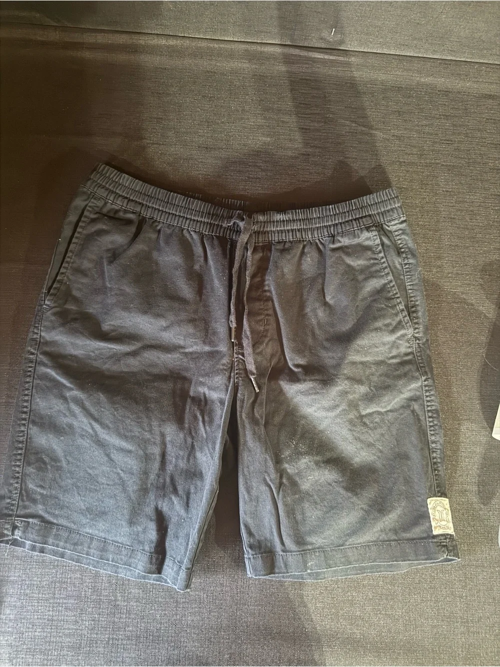 Hurley Men's Dark Navy Elastic-Waist Athletic Shorts